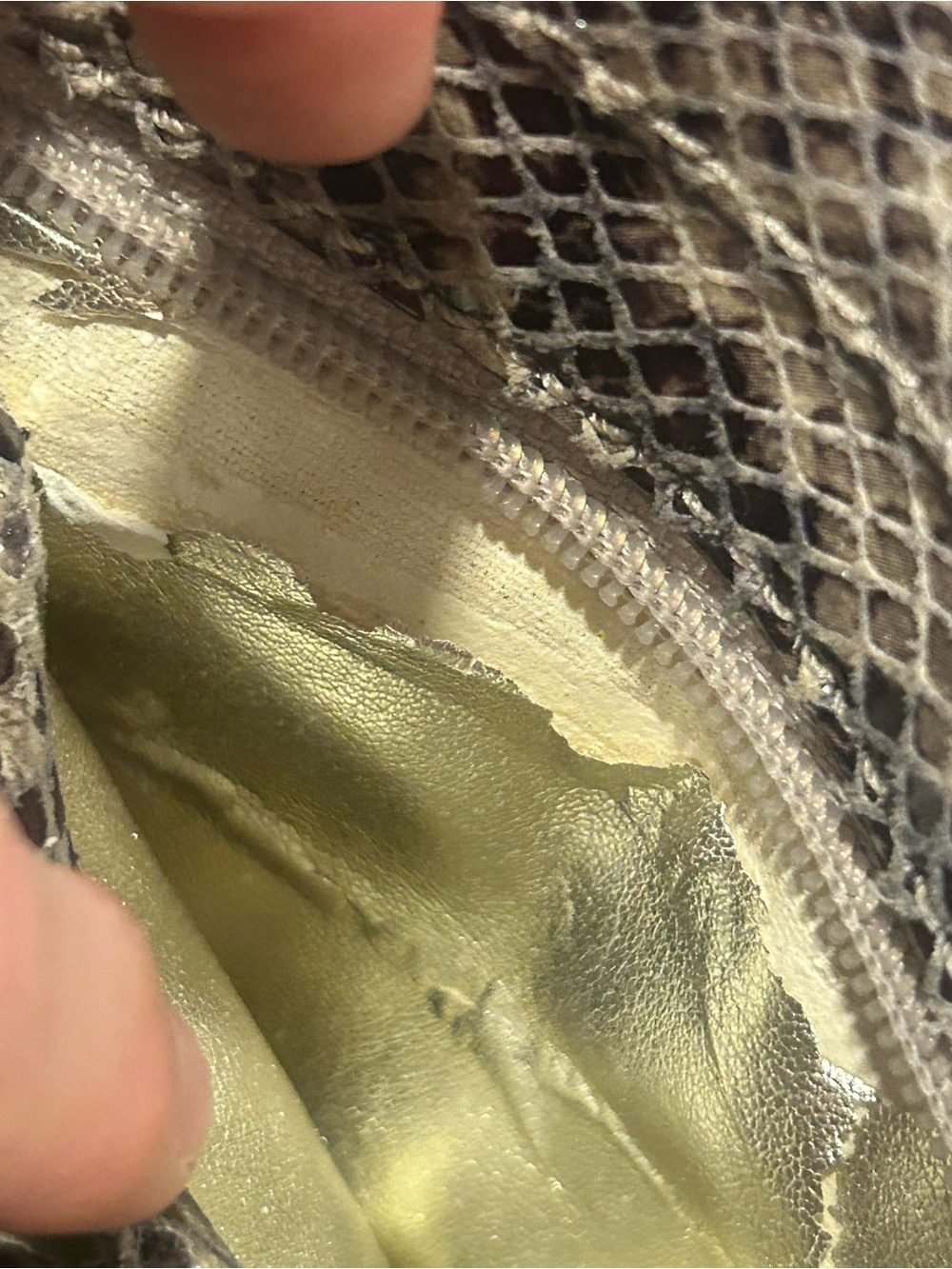 Michael Kors Snake-Print Tote in Tan and Black - Picture 6 of 8
